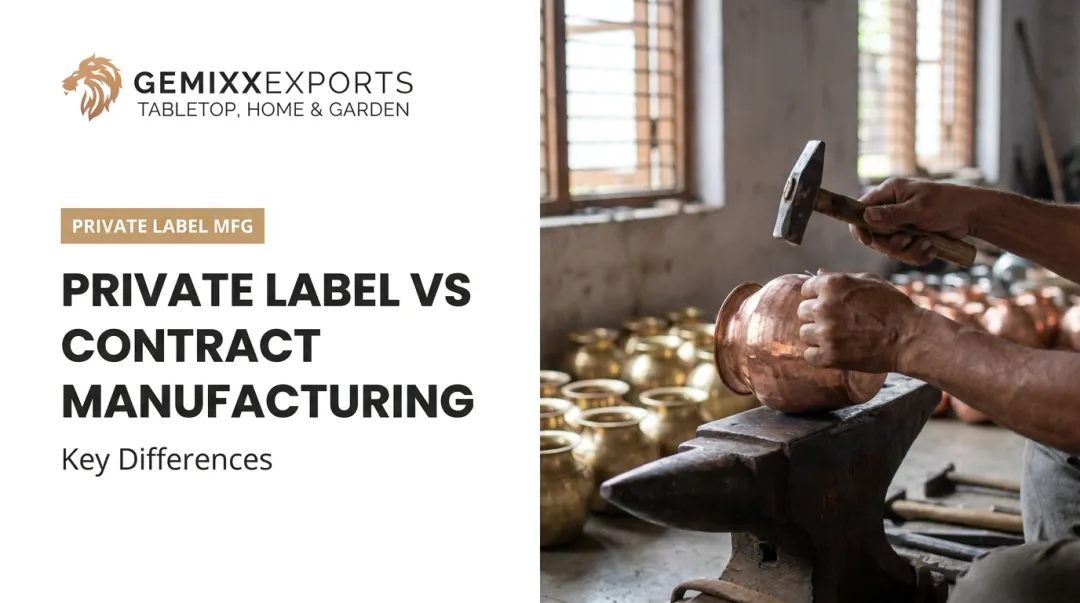 Private Label vs Contract Manufacturing: Key Differences