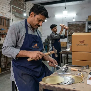 Artisans producing wholesale tableware