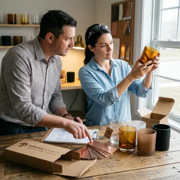 Custom candle product development process