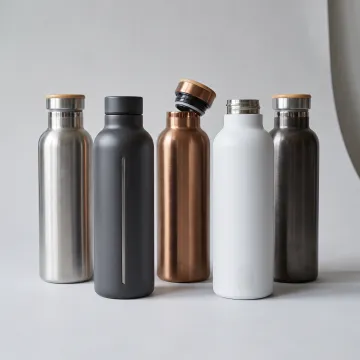 Custom stainless steel water bottles with premium finishes