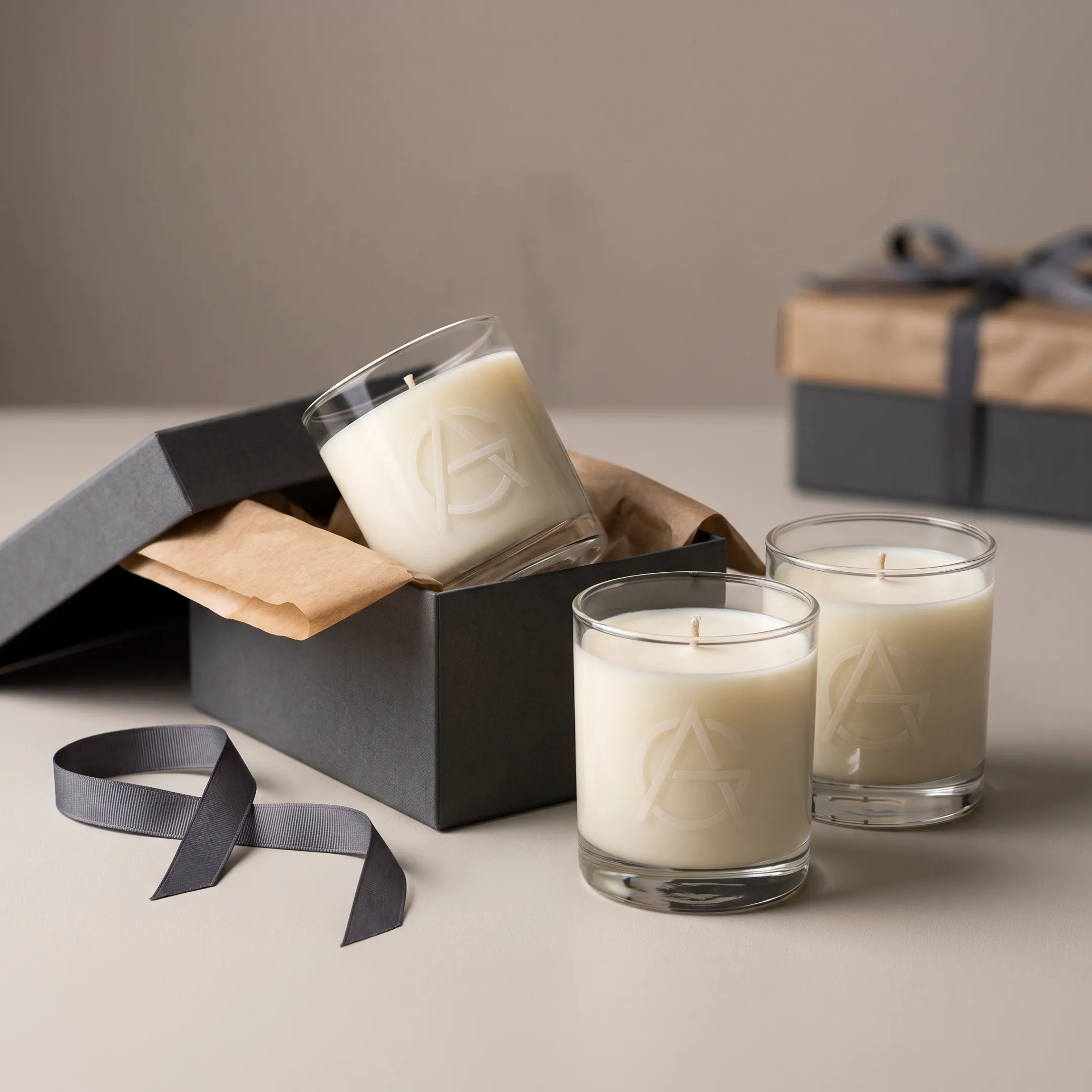 Corporate gifting candle jars