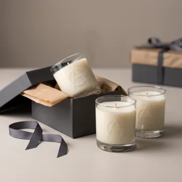 Corporate gifting candle jars