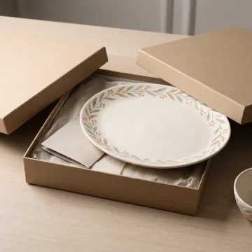 Corporate gifting ceramic platters