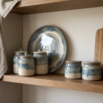Pantry storage ceramic serveware