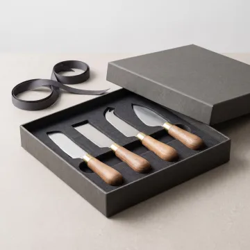 Corporate cheese knife gift set