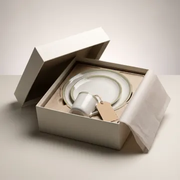 Corporate gift porcelain dinnerware set