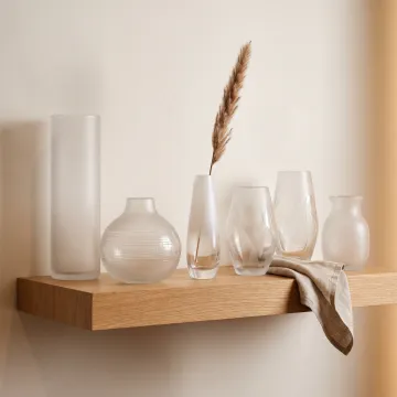 Glass vases for home decor