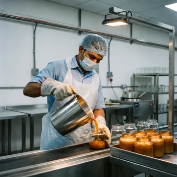 Candle filler production line