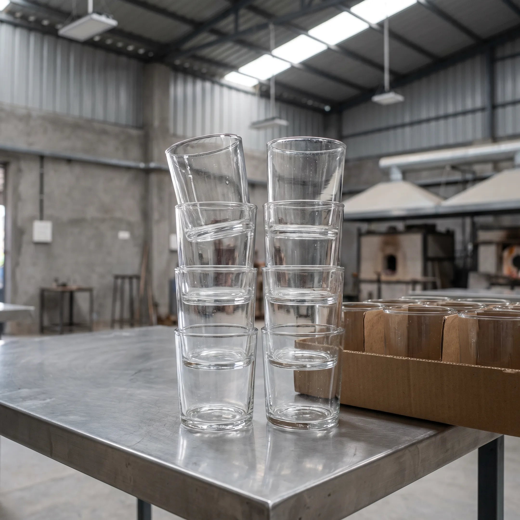 Promotional glass cups