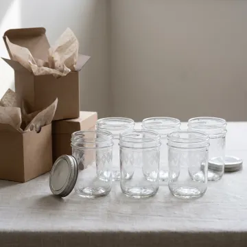 Personalized 4 oz glass mason jars for corporate gifting