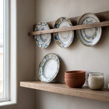 Home decor ceramic plates