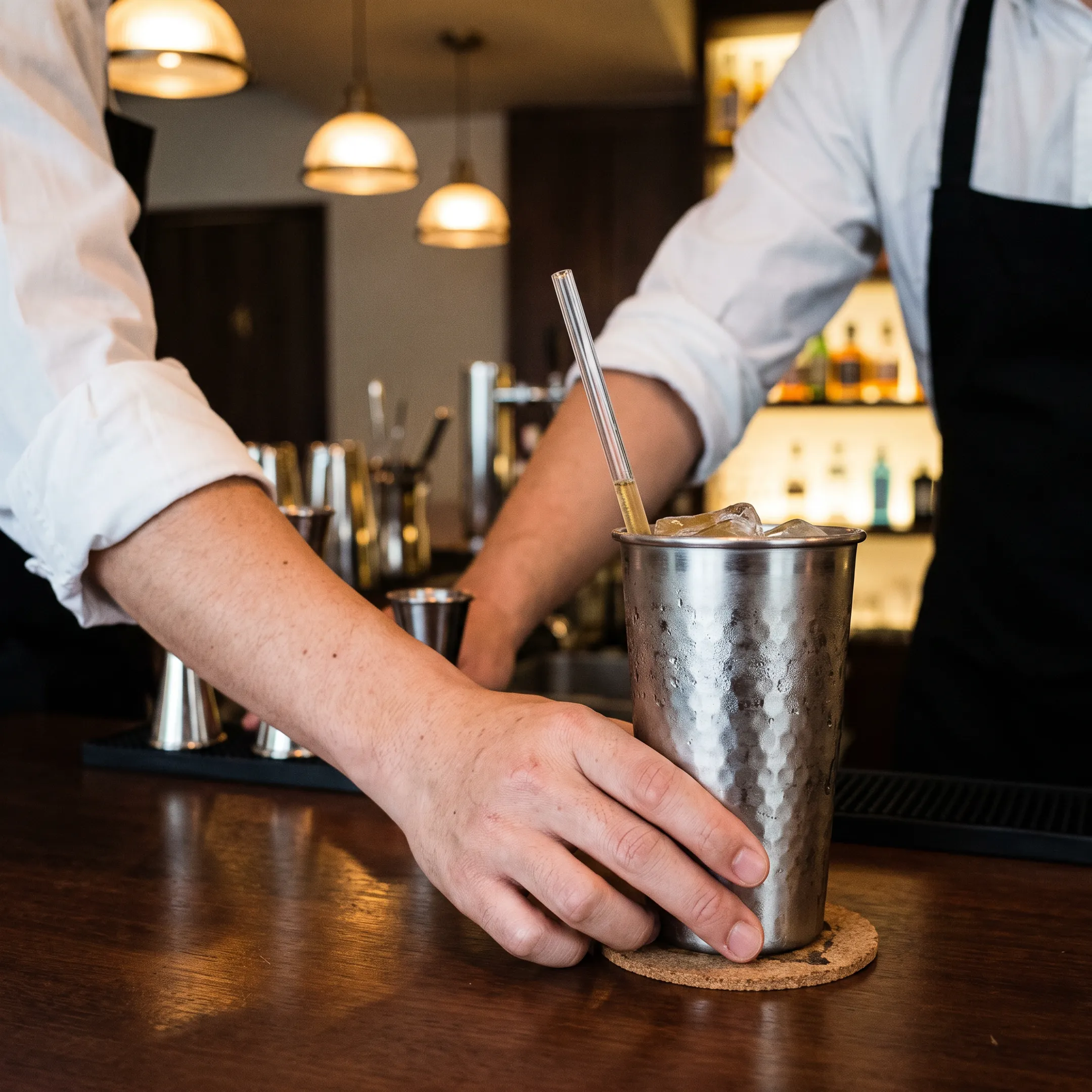 Hospitality tumbler use