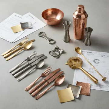 Custom housewares sourcing samples and finish swatches