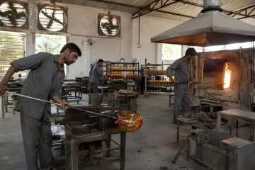 India Brass Candlesticks