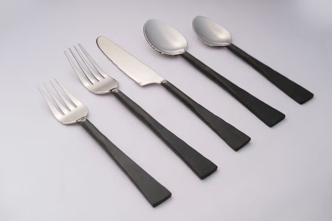 Black & Wood Kitchen Accessories