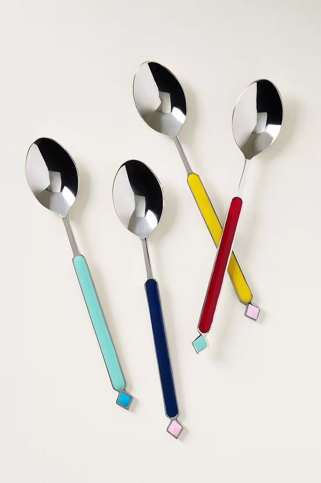 Blue Handle Flatware Sets