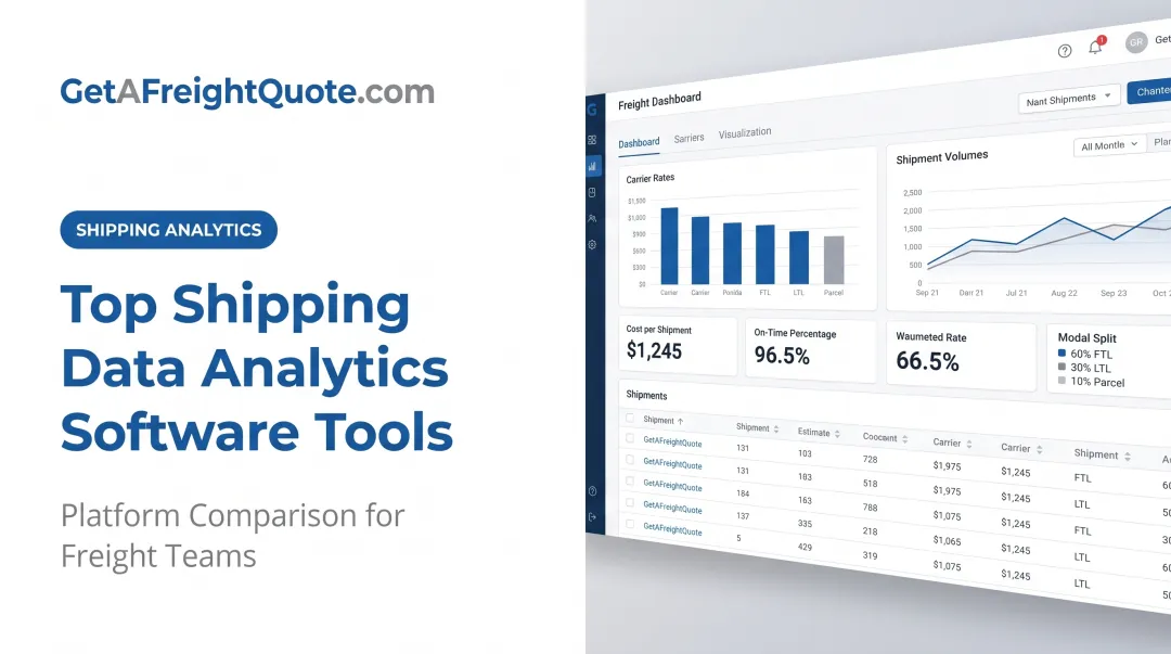 Top Shipping Data Analytics Software Tools