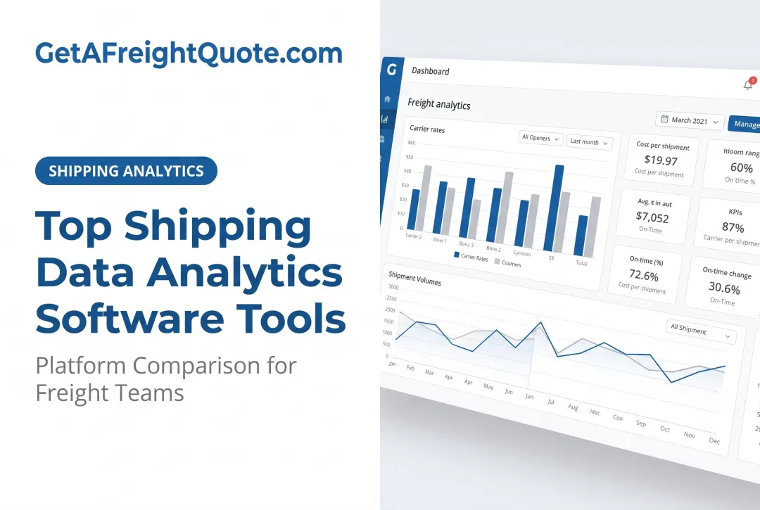 Top Shipping Data Analytics Software Tools