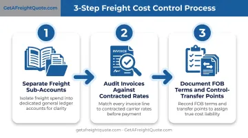 Three best practices for accurate audit ready freight accounting