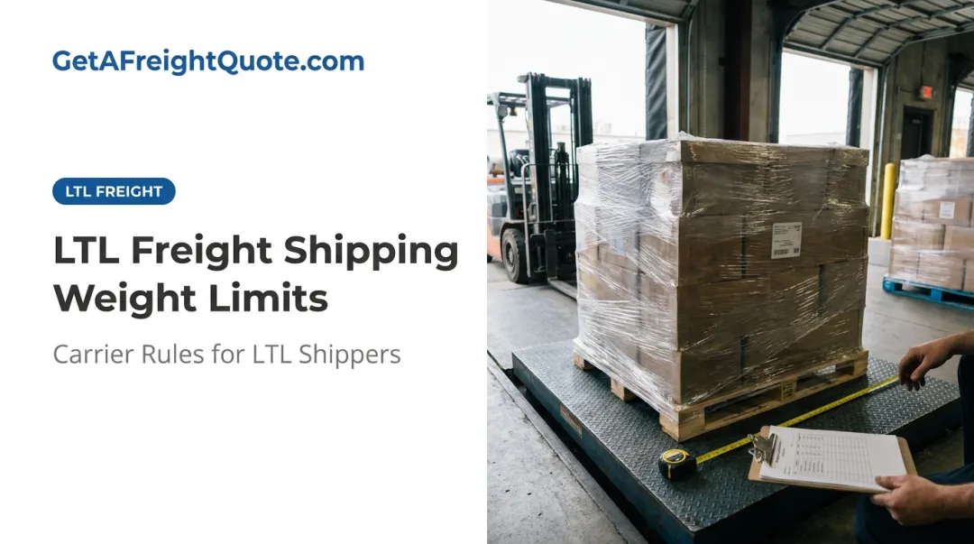 LTL Freight Shipping Weight Limits