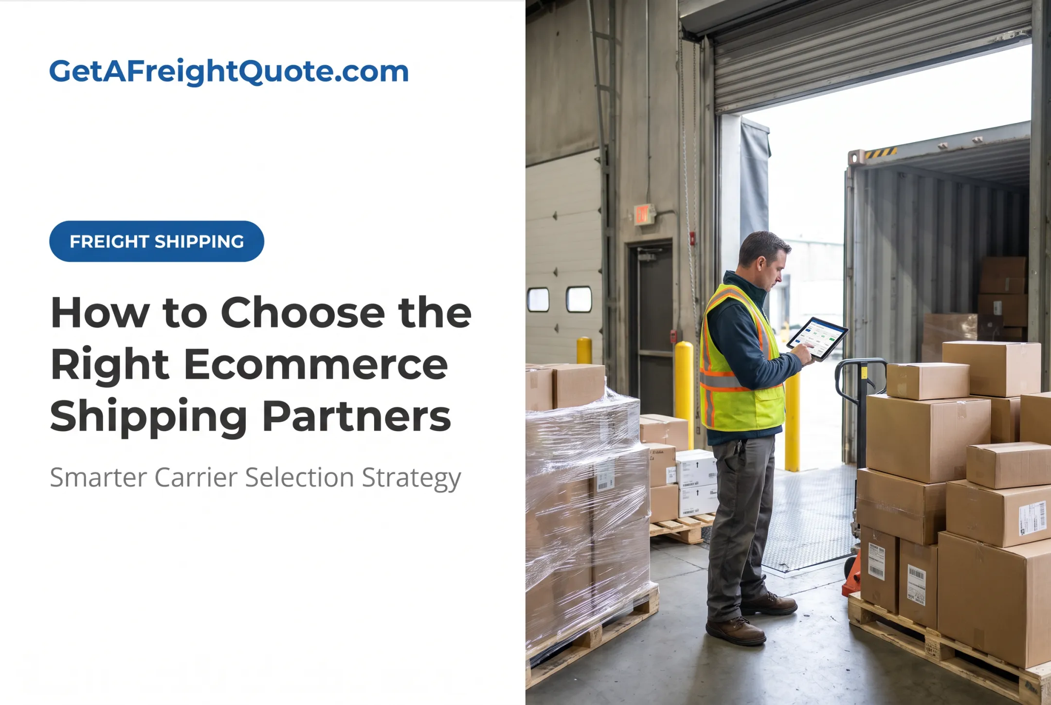 How to Choose the Right Ecommerce Shipping Partners