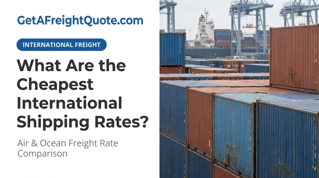 What Are the Cheapest International Shipping Rates?