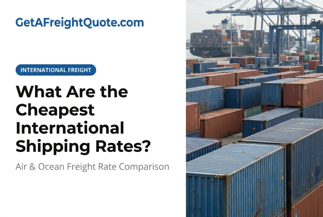 What Are the Cheapest International Shipping Rates?