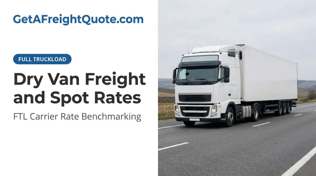 Dry Van Freight and Spot Rates