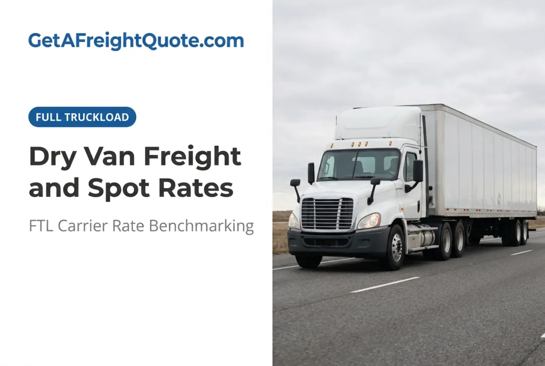 Dry Van Freight and Spot Rates