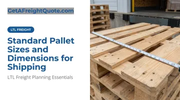Standard Pallet Sizes and Dimensions for Shipping