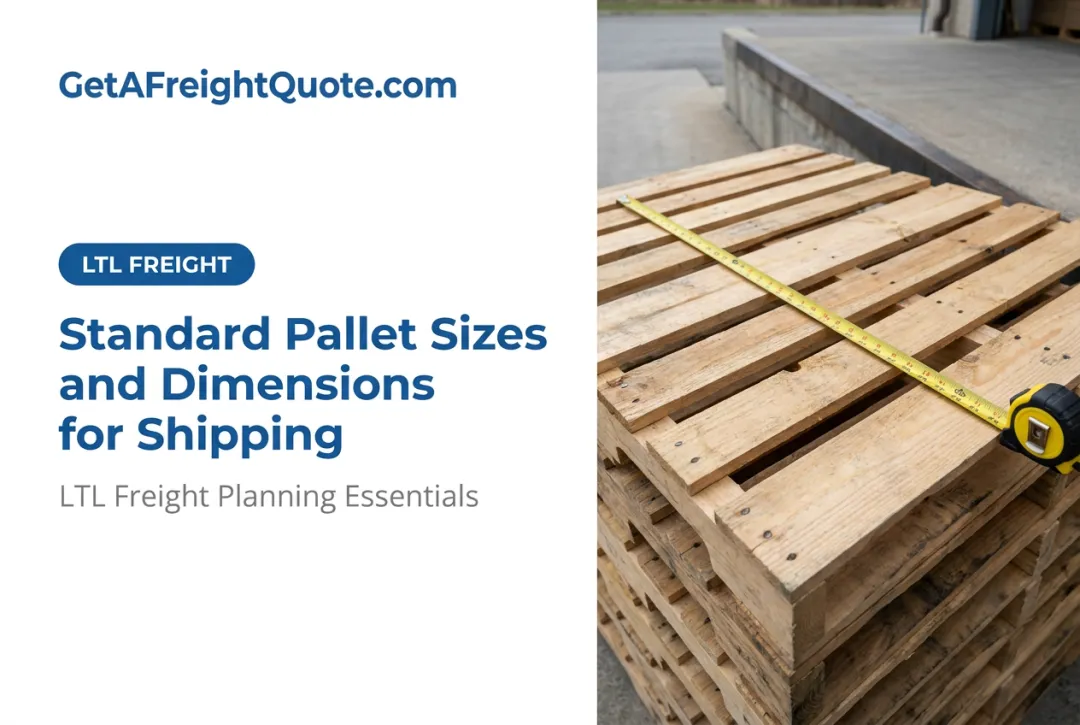 Standard Pallet Sizes and Dimensions for Shipping