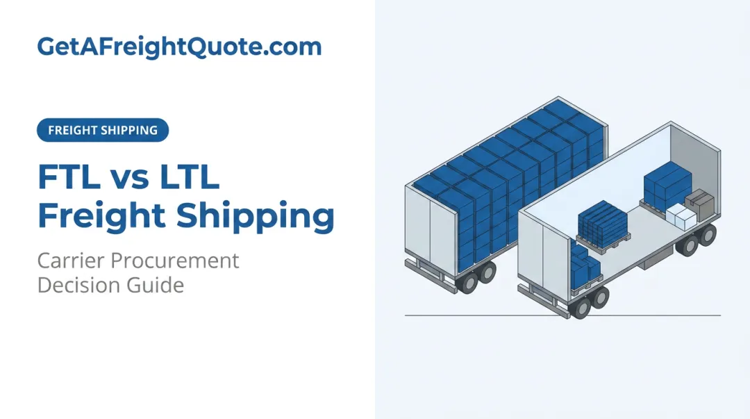 FTL vs LTL Freight Shipping