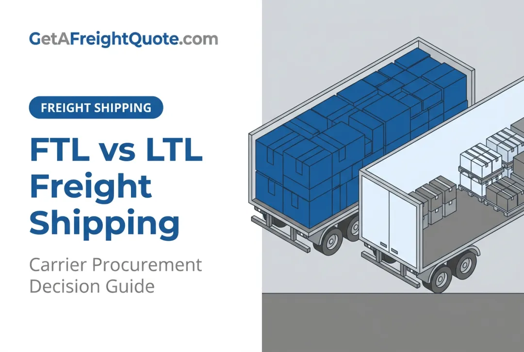 FTL vs LTL Freight Shipping