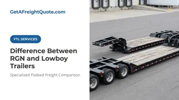 Difference Between RGN and Lowboy Trailers