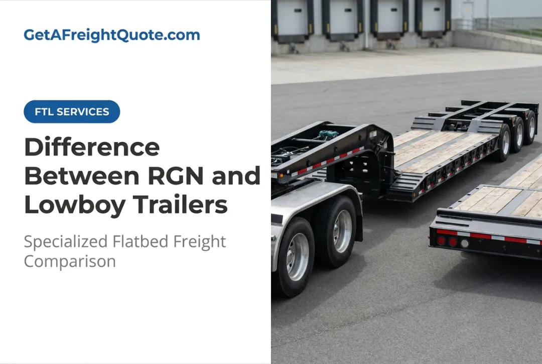 Difference Between RGN and Lowboy Trailers