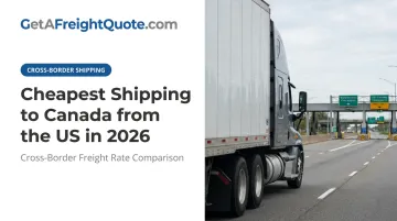 Cheapest Shipping to Canada from the US in 2026