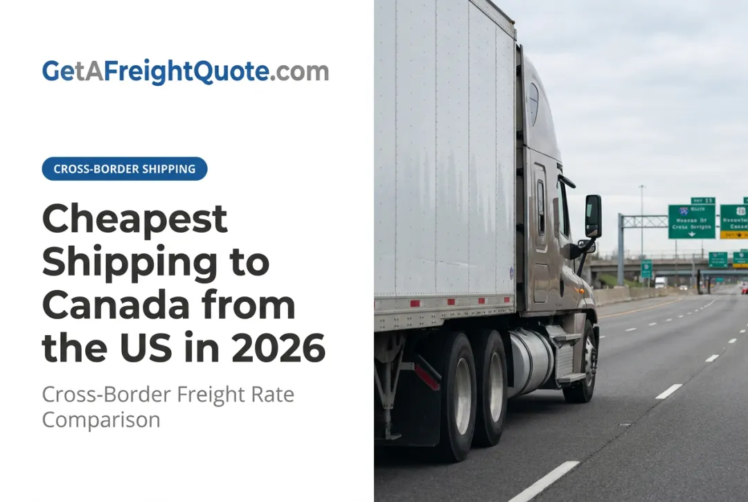 Cheapest Shipping to Canada from the US in 2026