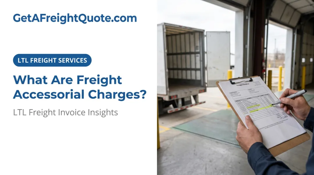 What Are Freight Accessorial Charges?