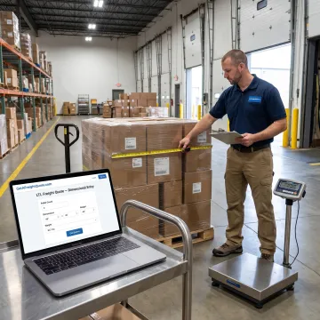 Freight Class Calculator Tool for Shipping