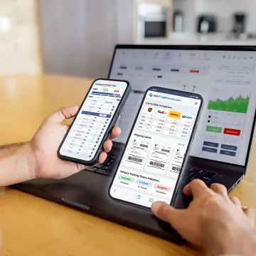 Shipping dashboard for ecommerce fulfillment