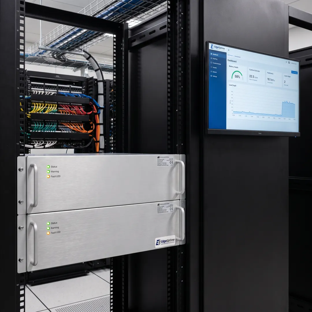UPS battery modules and monitoring equipment