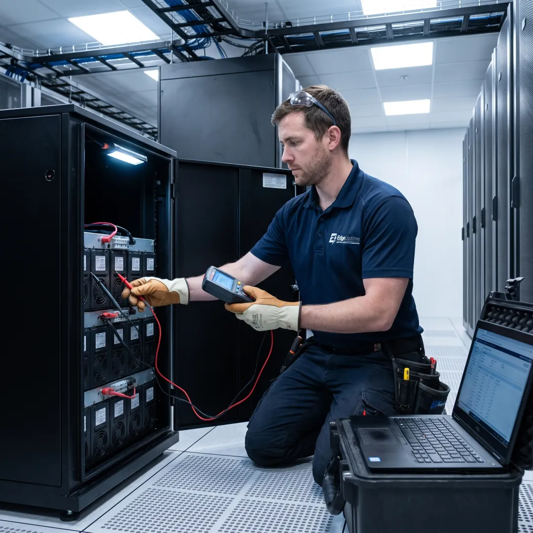 UPS battery maintenance for critical IT infrastructure