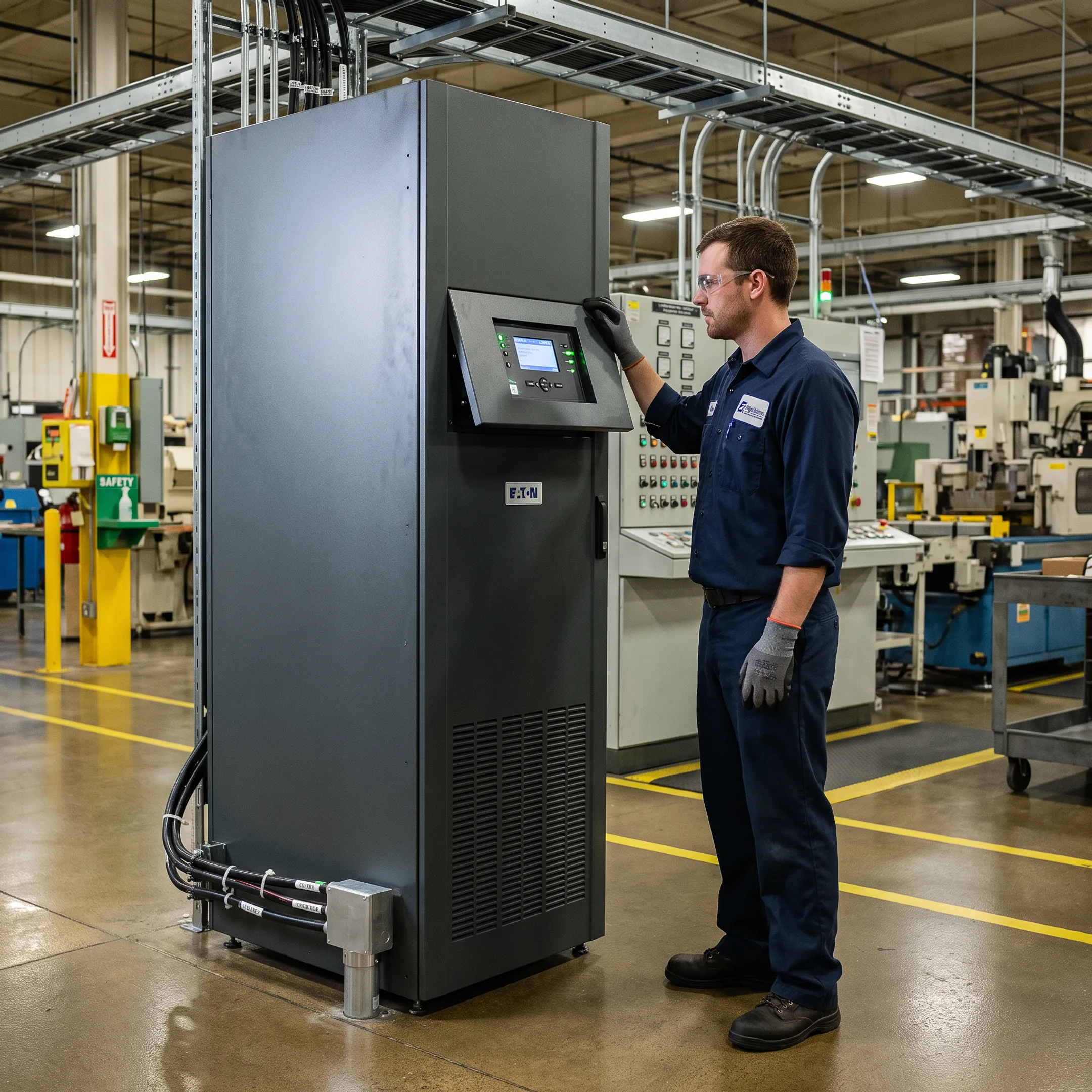 Industrial facility UPS system