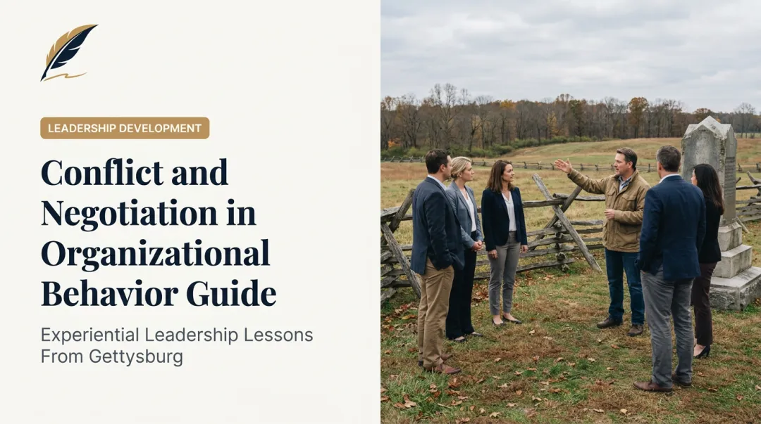 Conflict and Negotiation in Organizational Behavior Guide