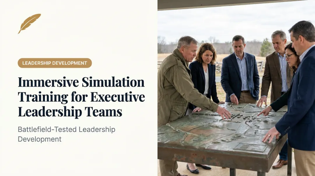 Immersive Simulation Training for Executive Leadership Teams