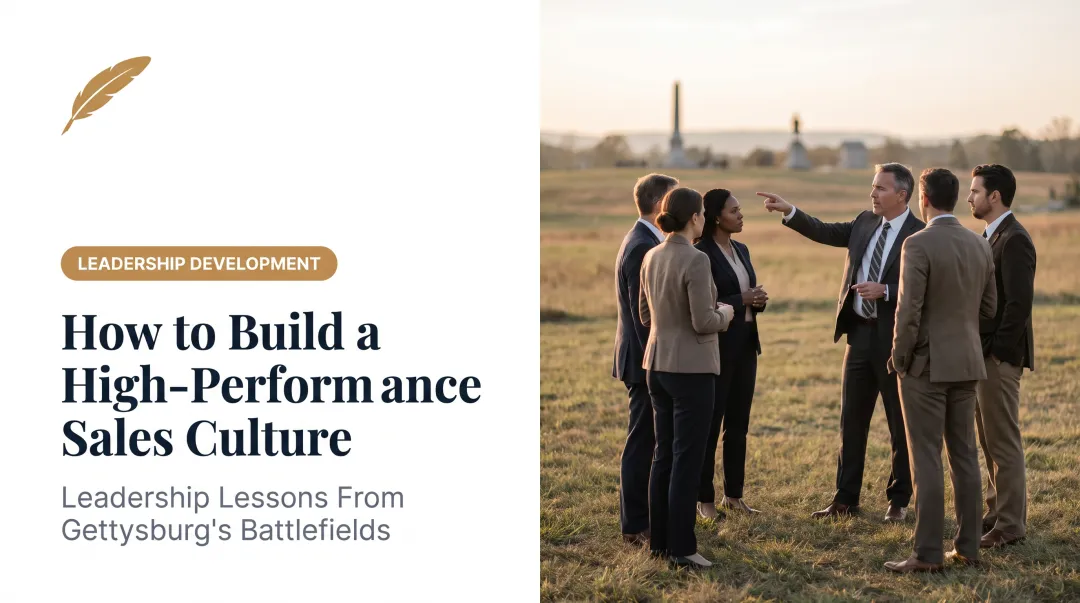 How to Build a High-Performance Sales Culture