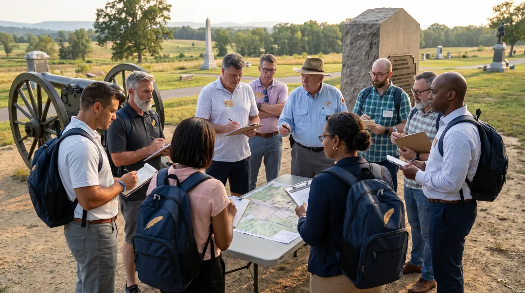 Leadership Institute participants engaged in immersive battlefield training exercise