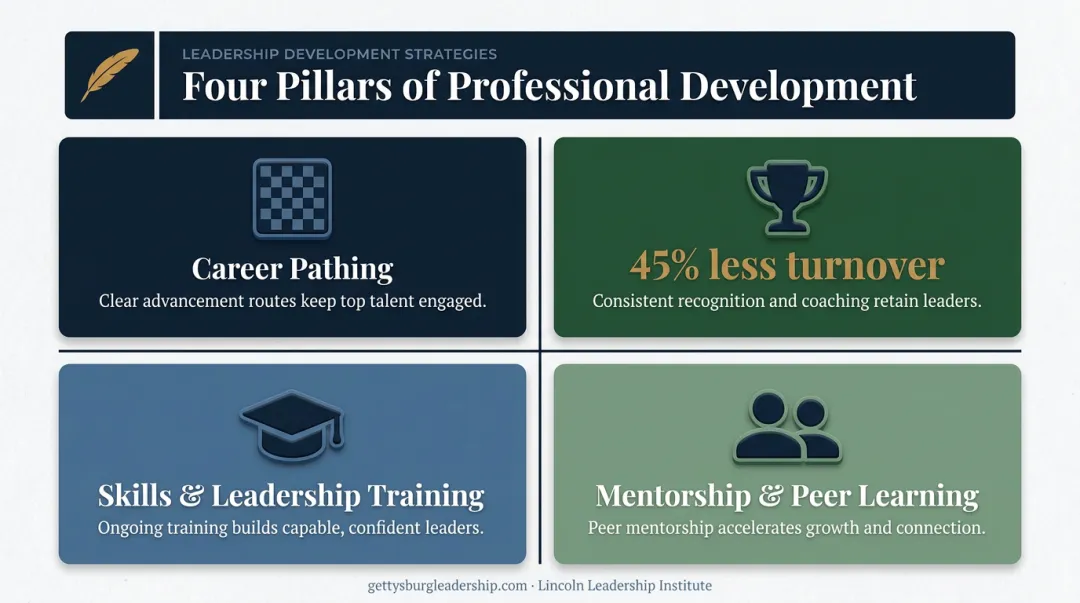 Four professional development strategies that boost employee engagement overview