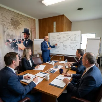 Executive leadership team in facilitated coaching session