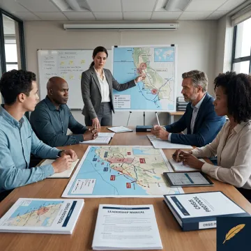 Executive team in crisis management leadership training